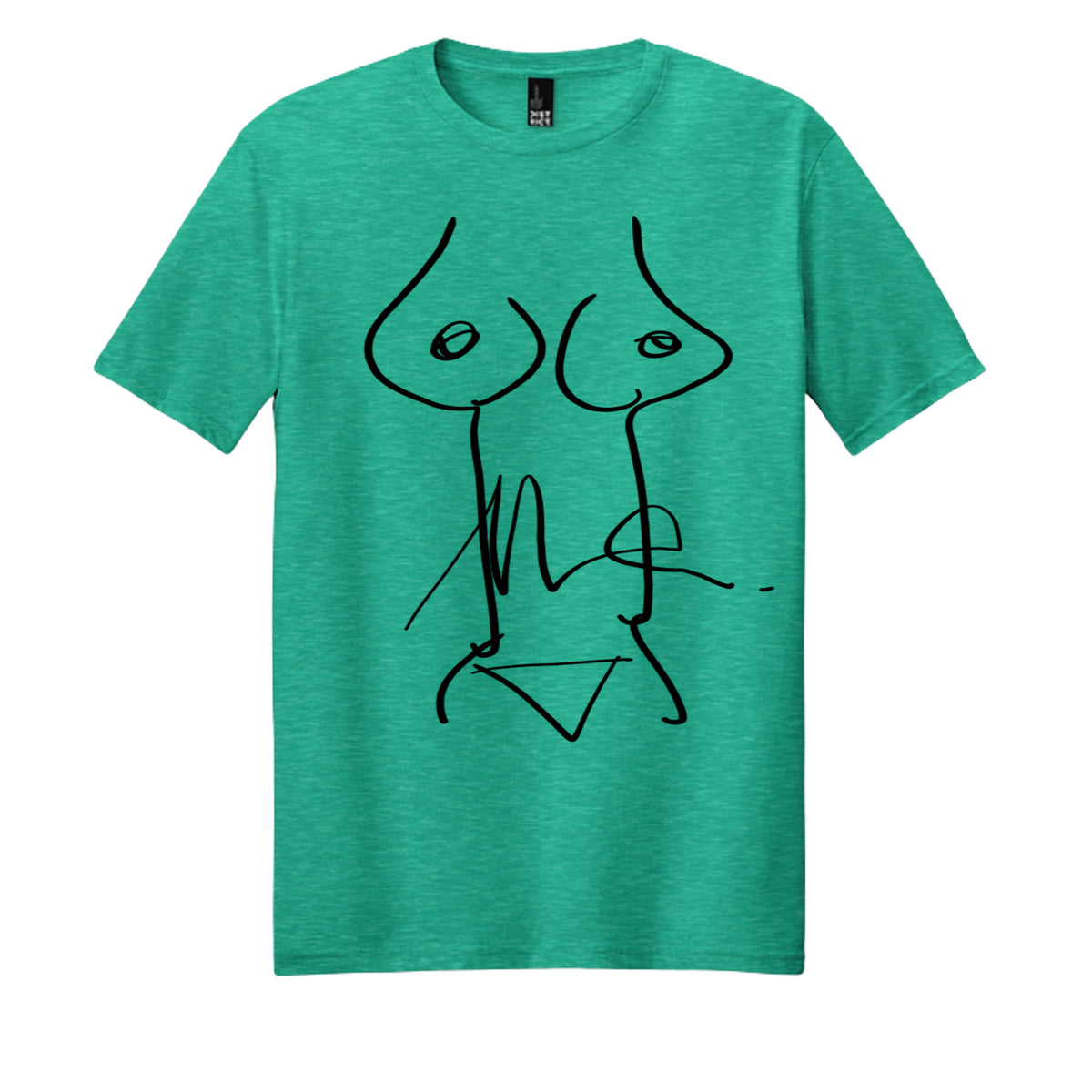 Aqua Heather - DM108 - FRONT
